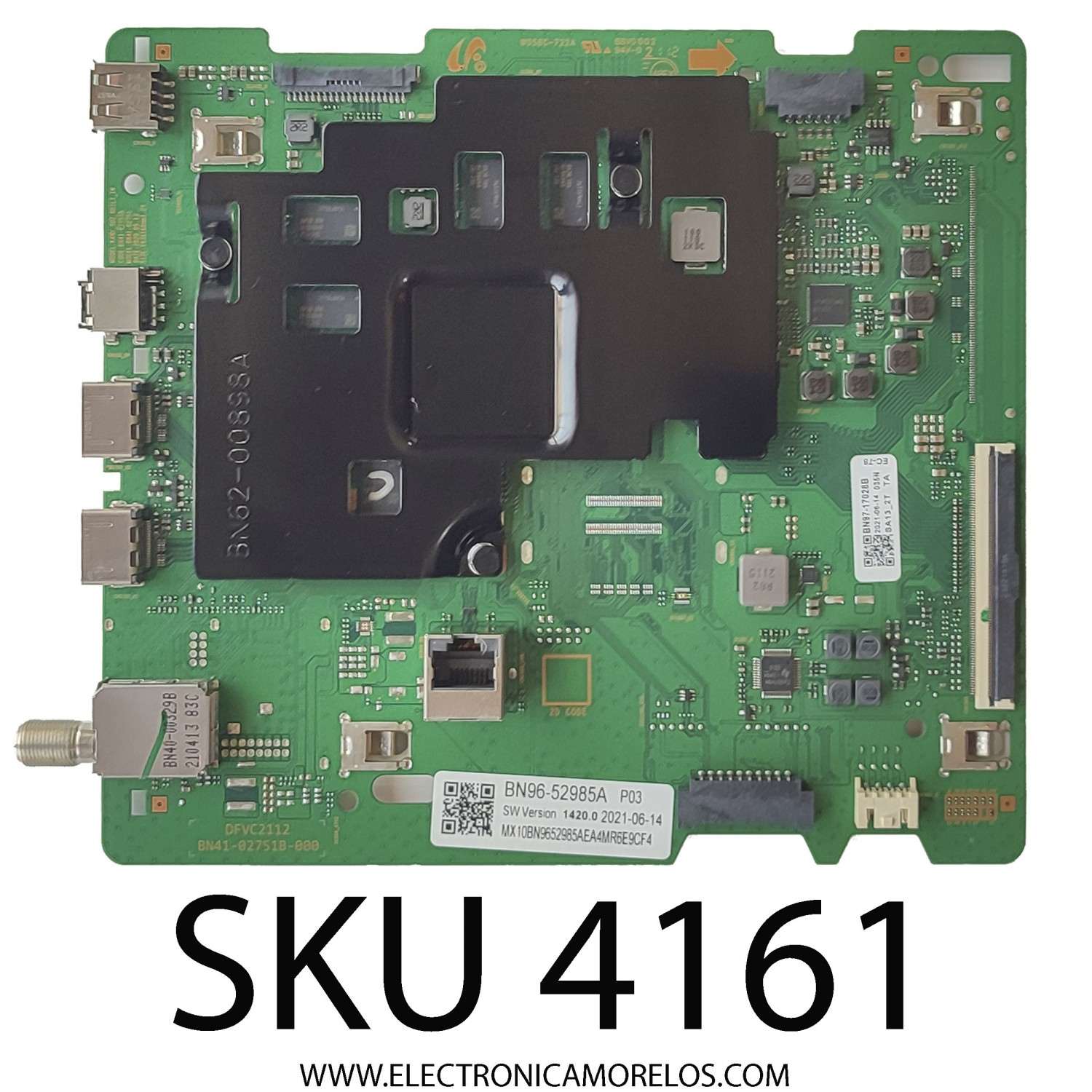 MAIN PARA TV SAMSUNG / NUMERO DE PARTE BN94-16108H / BN41-02751B-000 / BN97-17028B / BN9652985A / BN96-52985A / BN9416108H / PANEL CY-BT043HGEV5H / DISPLAY HV430QUB-F1A / 50309A / MODELO UN43TU7000FXZA BA07